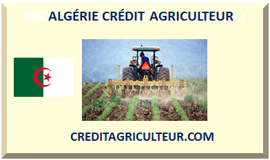 ALGÉRIE CRÉDIT AGRICULTEUR