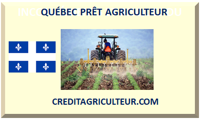 QUÉBEC PRÊT POUR AGRICULTEUR